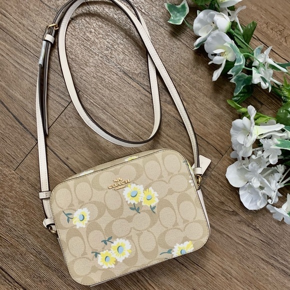 Coach Handbags - Coach Signature Daisy Mini Camera Bag .